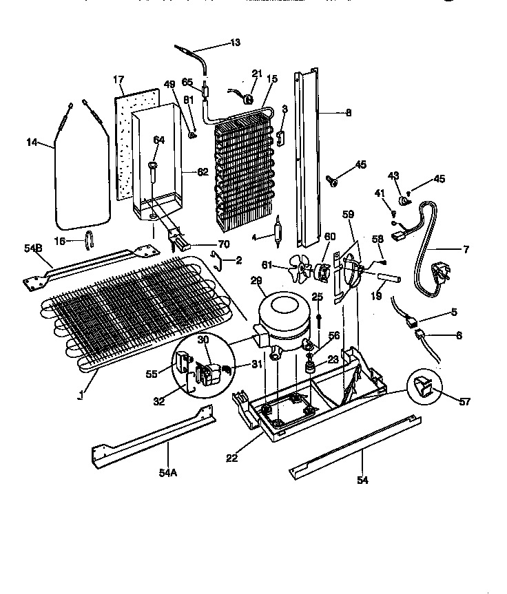Kenmore 25358685890 unit parts diagram