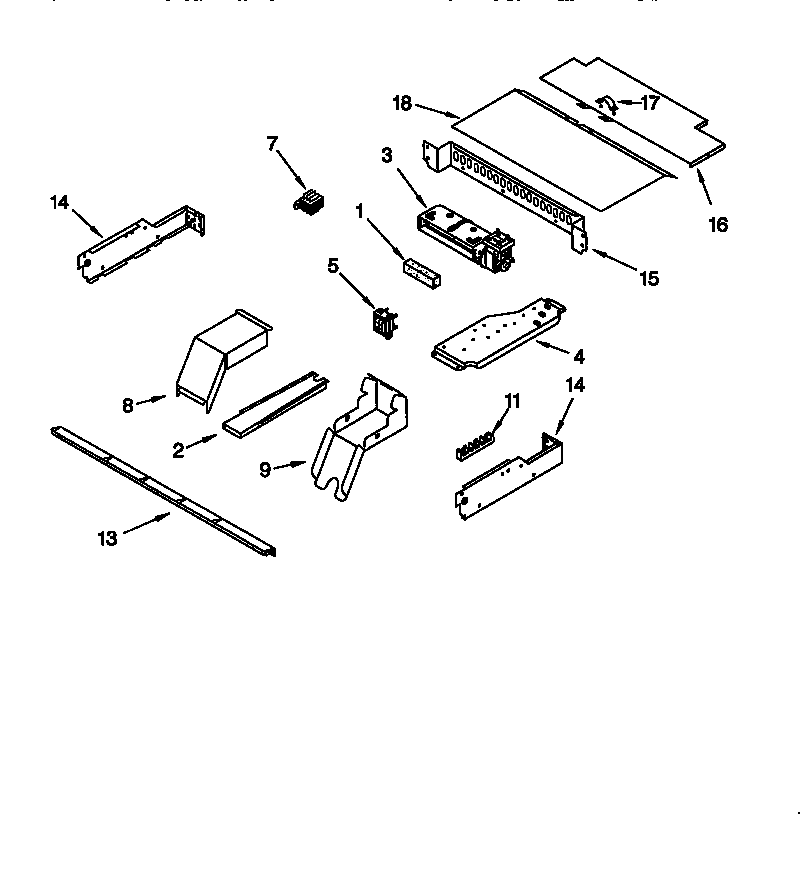 KitchenAid KEBI206DWH6 top venting diagram