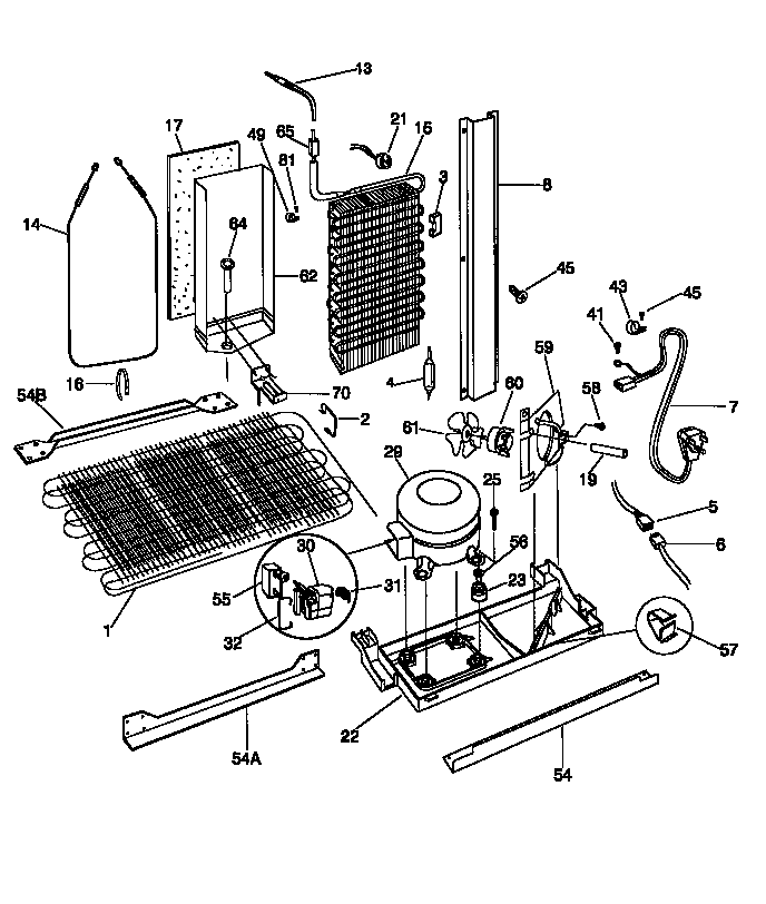 Kenmore 25358087890 unit parts diagram