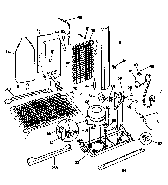 Kenmore 25358689890 unit parts diagram
