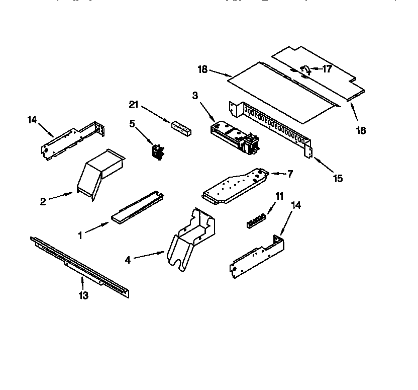 KitchenAid KEBS177DAL6 top venting diagram