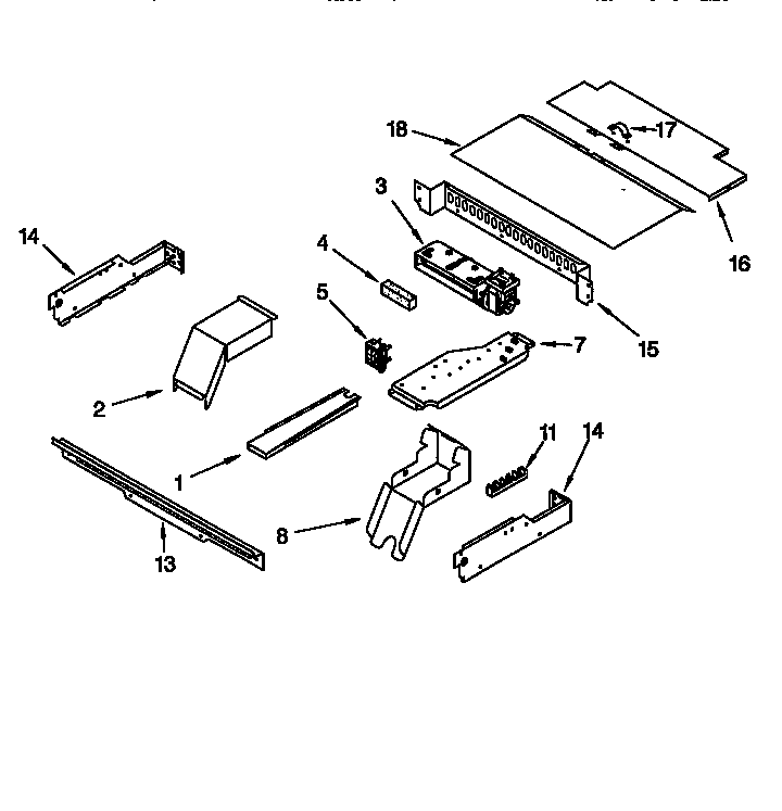 KitchenAid KEBS147DBL6 top venting diagram