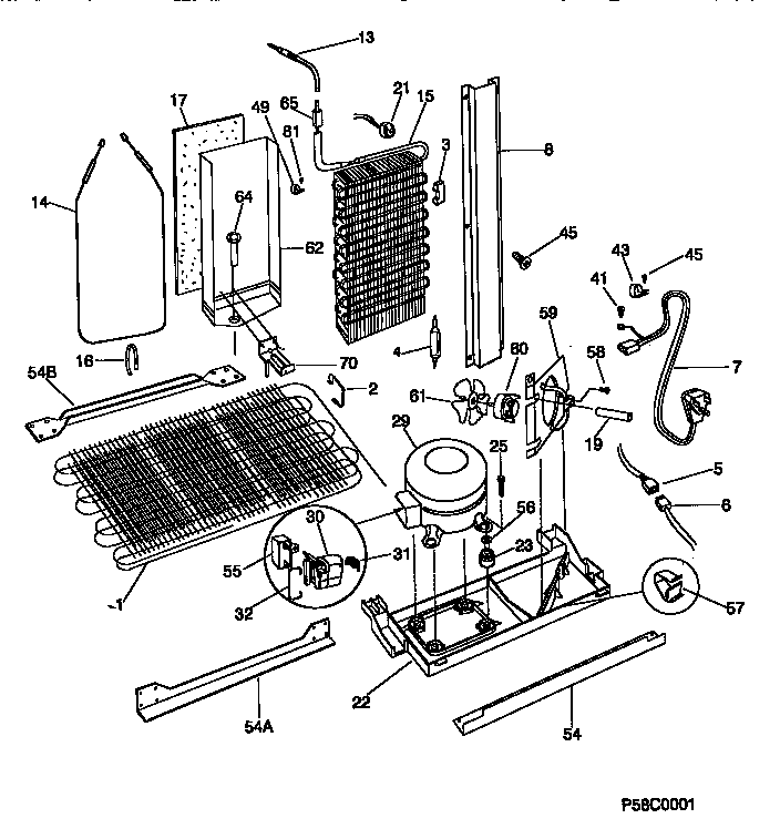 Kenmore 25358672890 unit parts diagram