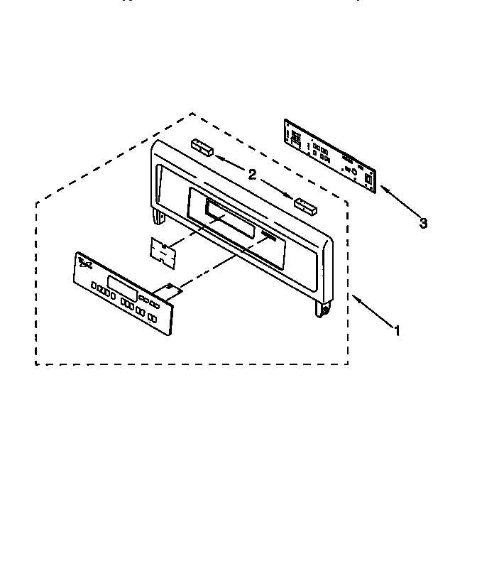 Whirlpool RBS245PDQ6 control panel diagram