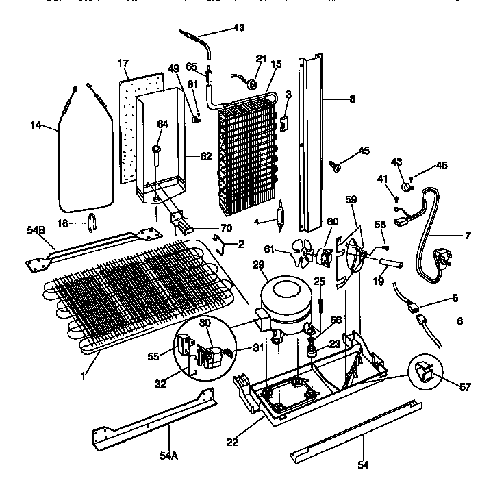 Kenmore 25358687890 unit parts diagram