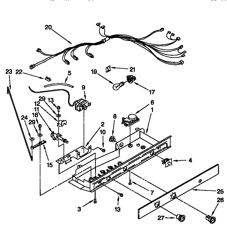 Kenmore 10656071791 control diagram