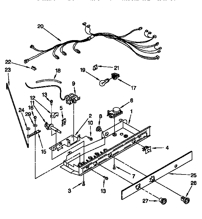 Kenmore 10657532791 control diagram