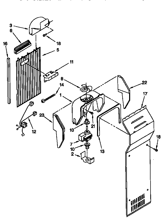Kenmore 10657058791 air flow diagram