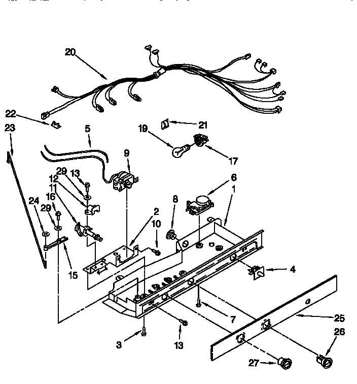 Kenmore 10657058791 control diagram