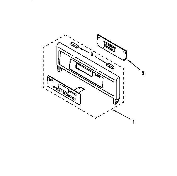 Whirlpool RBD276PDQ6 control panel diagram
