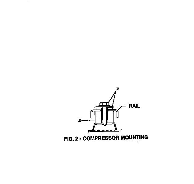 York B1CH180A25A compressor mounting diagram