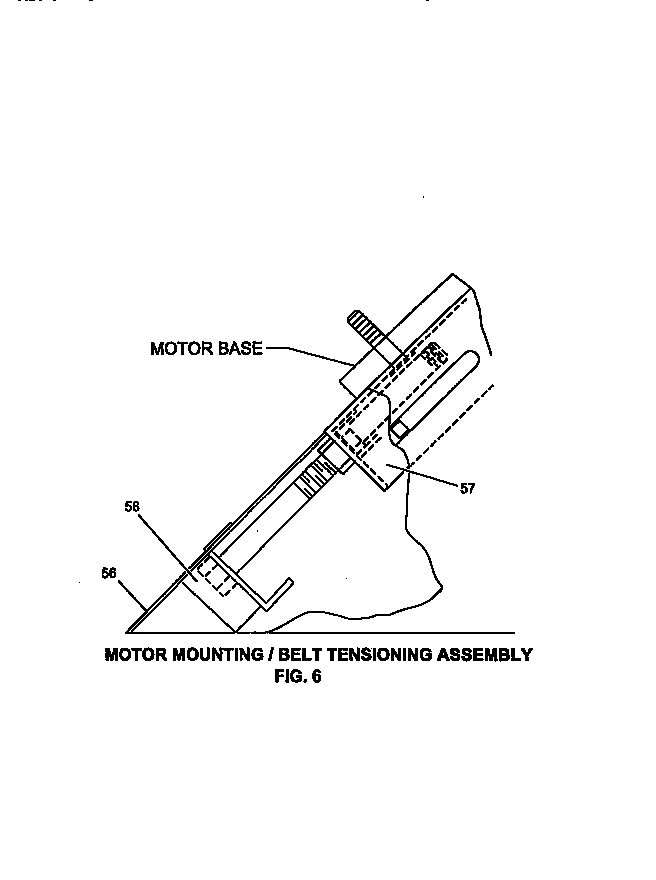 York B1CH180A25A motor mount and belt diagram