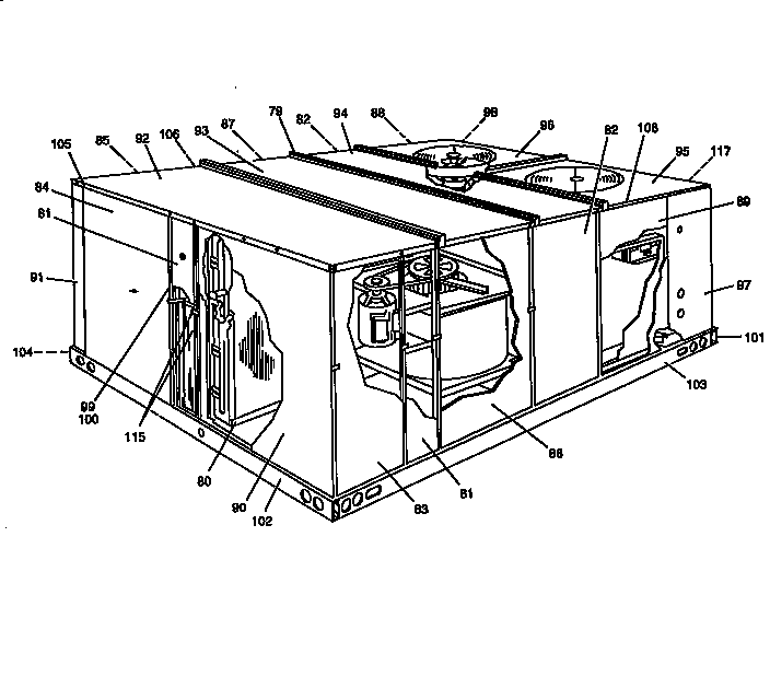 York B1CH180A25A main frame diagram