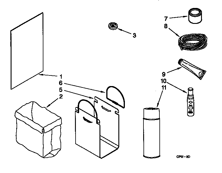 Whirlpool GX900QPGQ0 accessory diagram