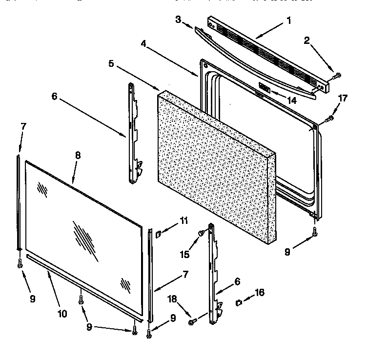 Whirlpool RF302BXGQ0 door diagram