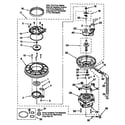 Kenmore 66516705890 pump and motor diagram