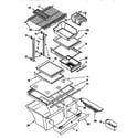 Kenmore 10678865890 shelf diagram