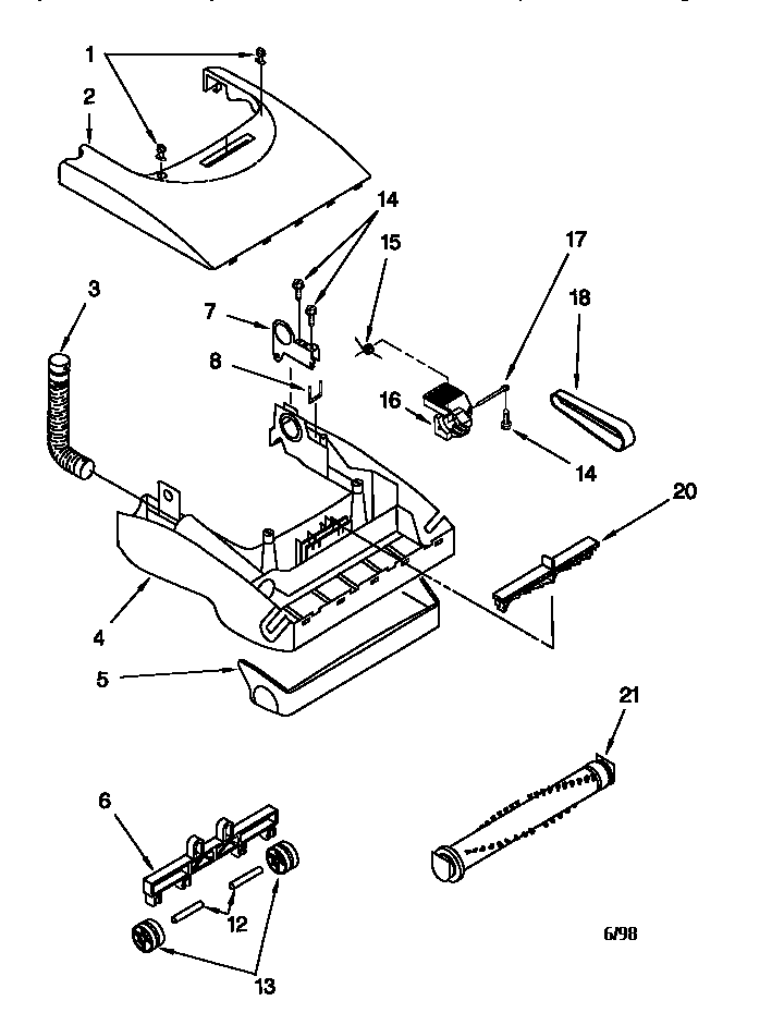 Kenmore 11638169890 nozzle diagram