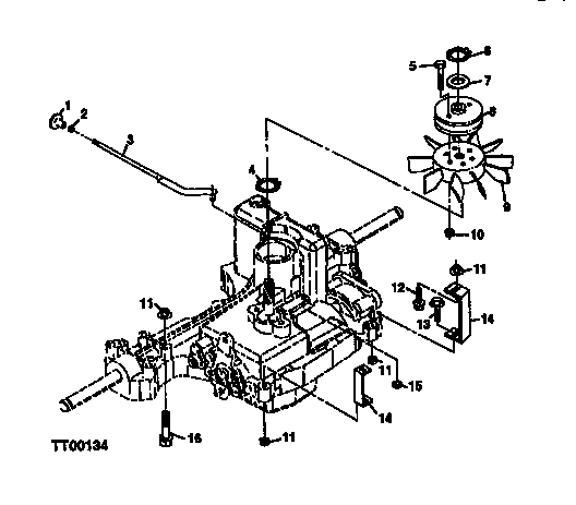 Sabre 15538G mounting brackets, hardware diagram