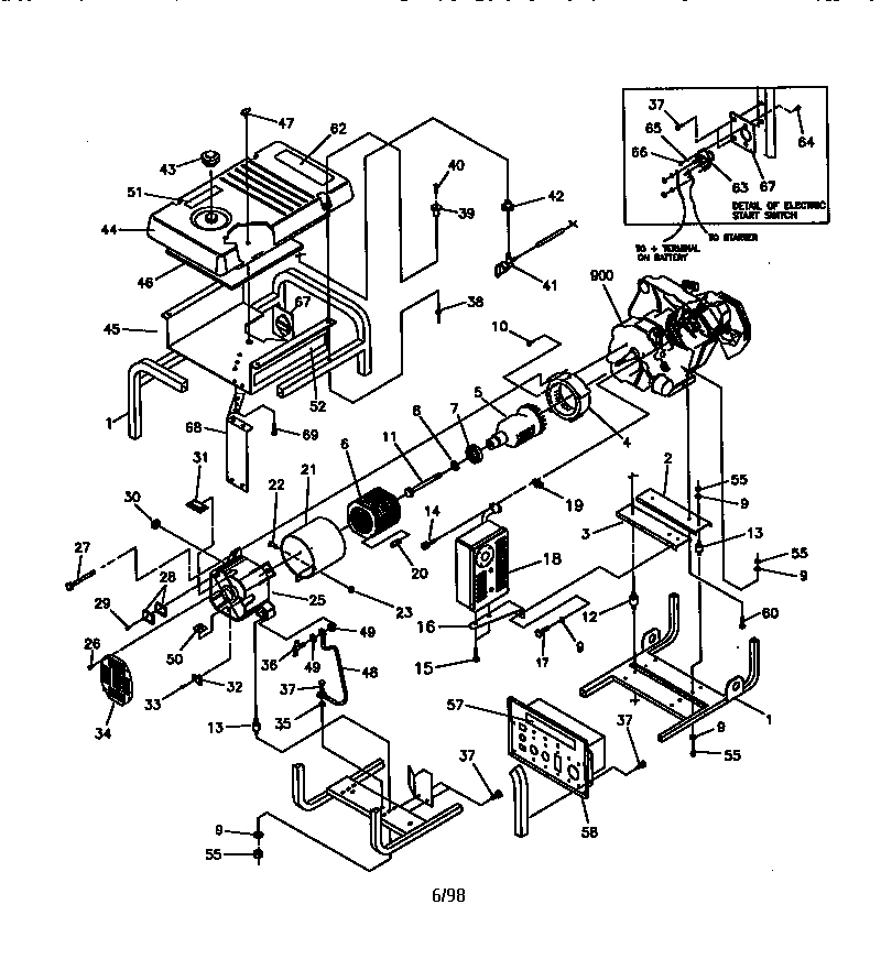 Craftsman 580327180 main unit diagram