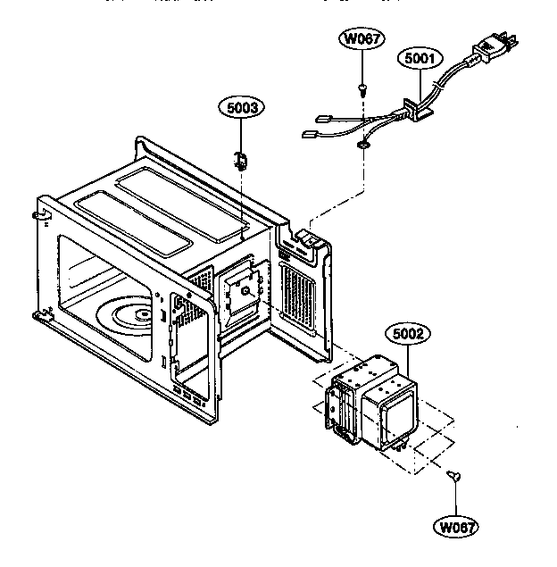 Kenmore 72168280790 oven interior diagram