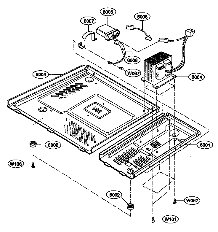 Kenmore 72168280790 base plate diagram