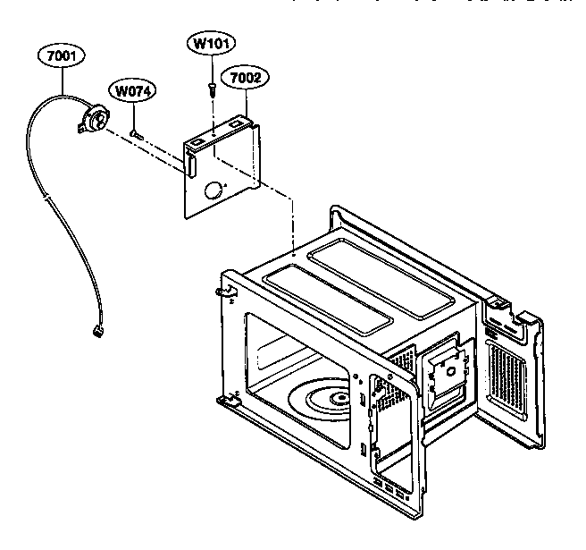 Kenmore 72168280790 sensor diagram