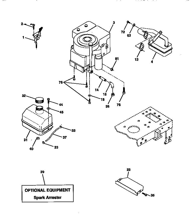Craftsman 917270632 engine diagram
