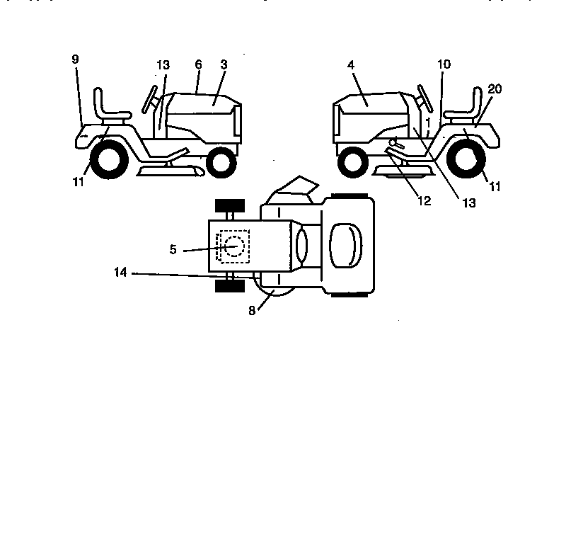 Craftsman 917270632 decals diagram