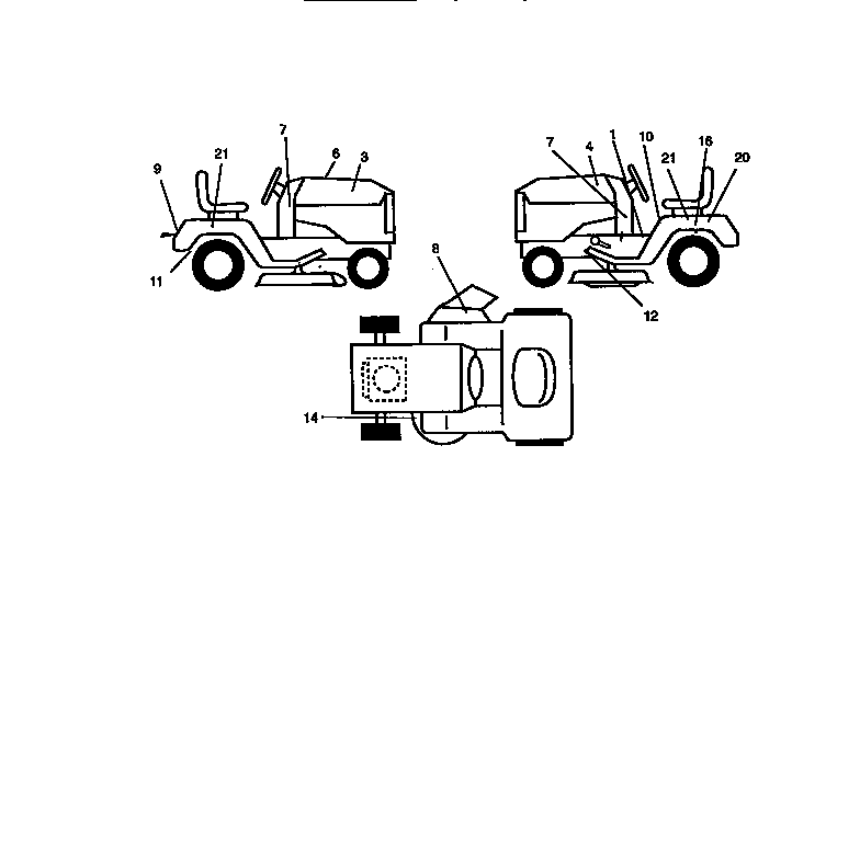Craftsman 917271380 decals diagram