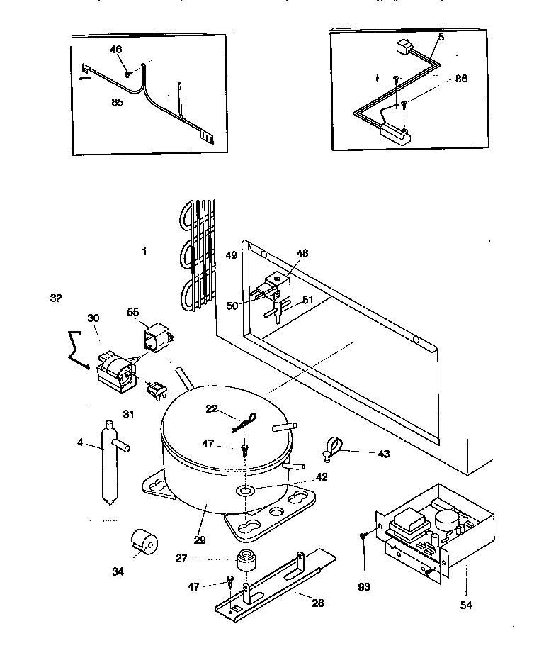 Kenmore 2539183511 system diagram