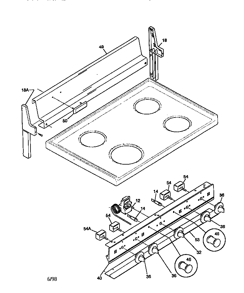 Kenmore 79060071792 backguard diagram