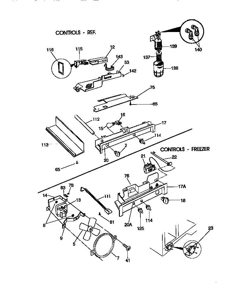 Kenmore 25358682891 controls diagram