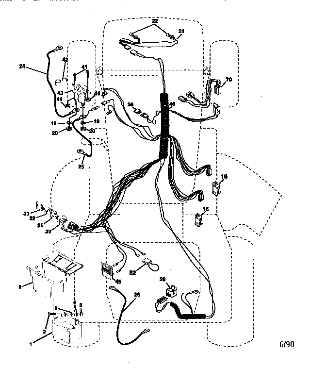 Craftsman 917270613 repair parts - electrical diagram