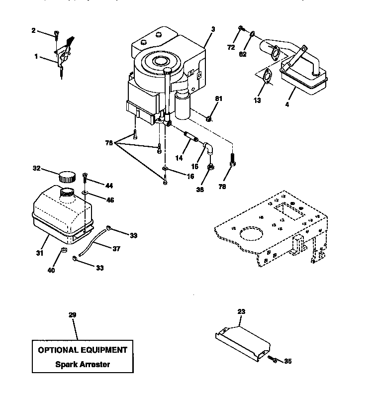 Craftsman 917270613 engine diagram
