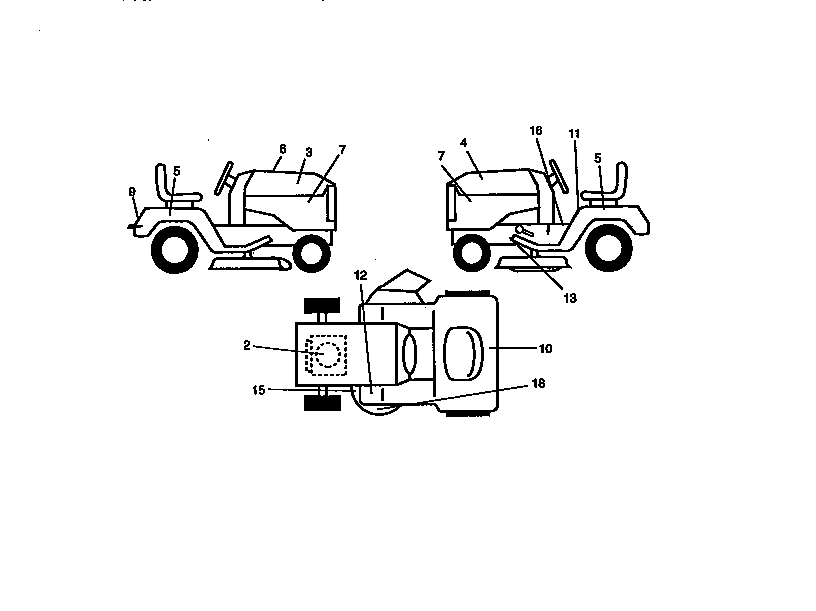Craftsman 917270613 decals diagram