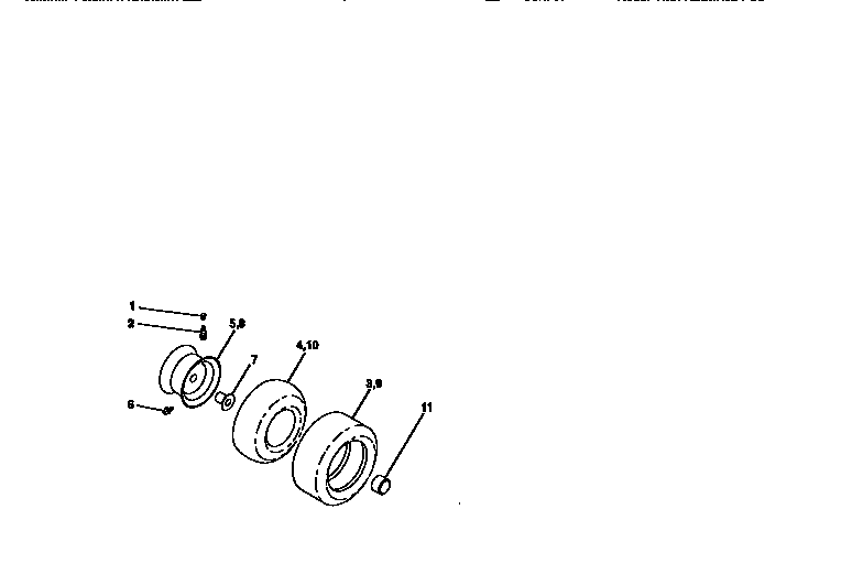 Craftsman 917270613 wheels and tires diagram