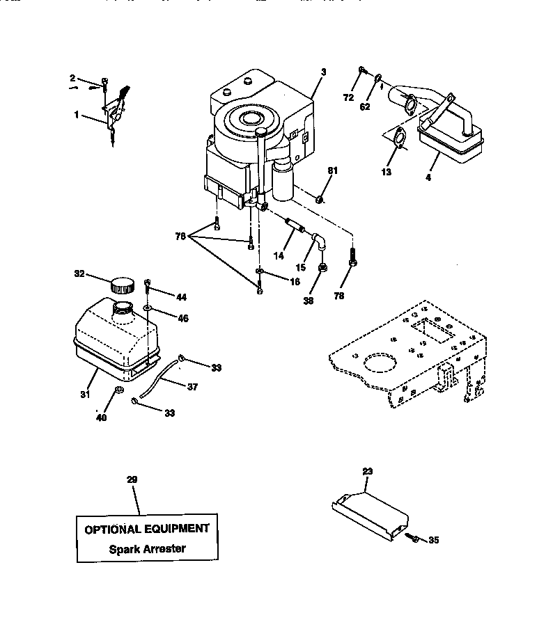 Craftsman 917270642 engine diagram