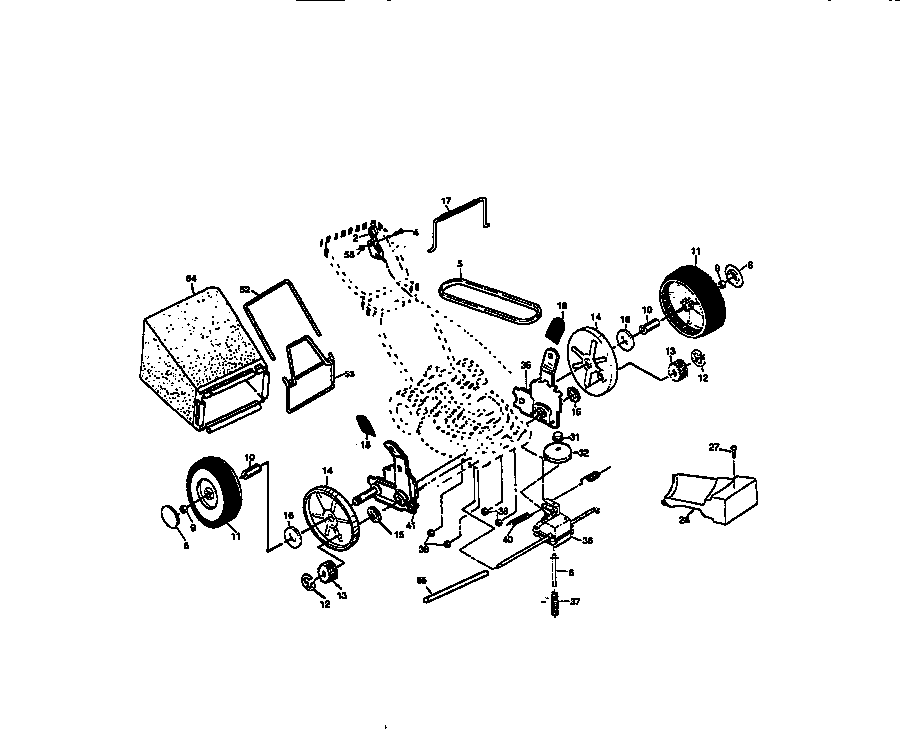 Craftsman 917377591 drive assembly diagram