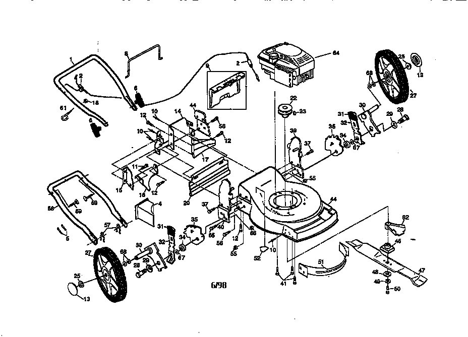 Craftsman 917377552 main frame diagram