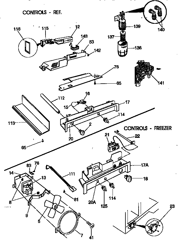 Kenmore 25358085891 controls diagram
