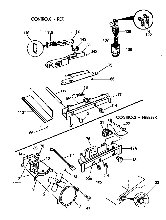 Kenmore 25358687892 controls diagram