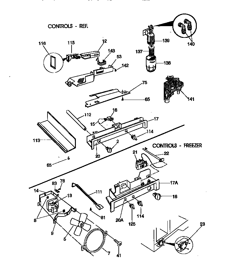 Kenmore 25358087891 controls diagram
