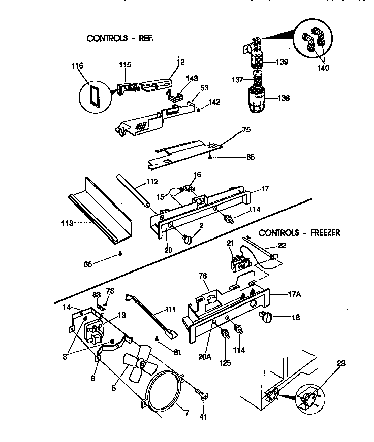 Kenmore 25358685892 controls diagram