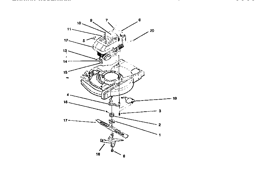 Lawn-Boy 10321-790001 & UP engine assembly diagram