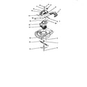 Lawn-Boy 10324-8900001 & UP engine and blade assembly diagram