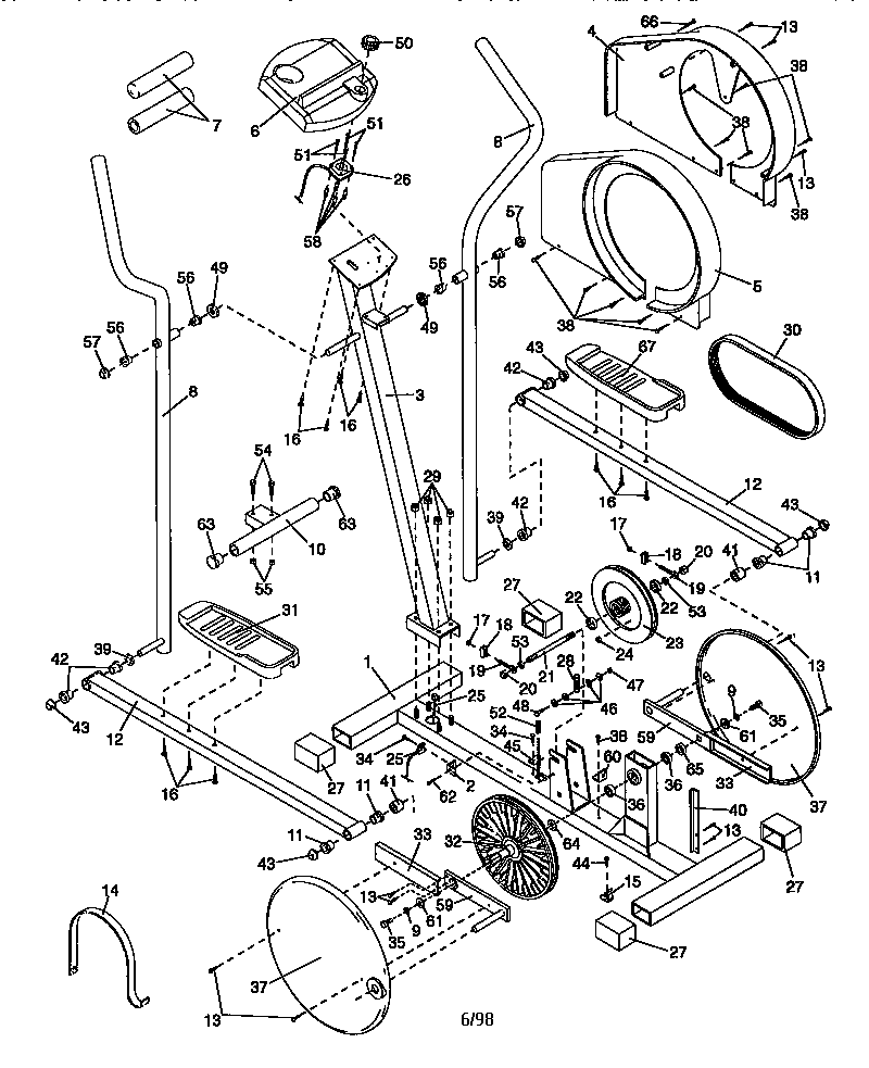 Proform 831285735 unit parts diagram