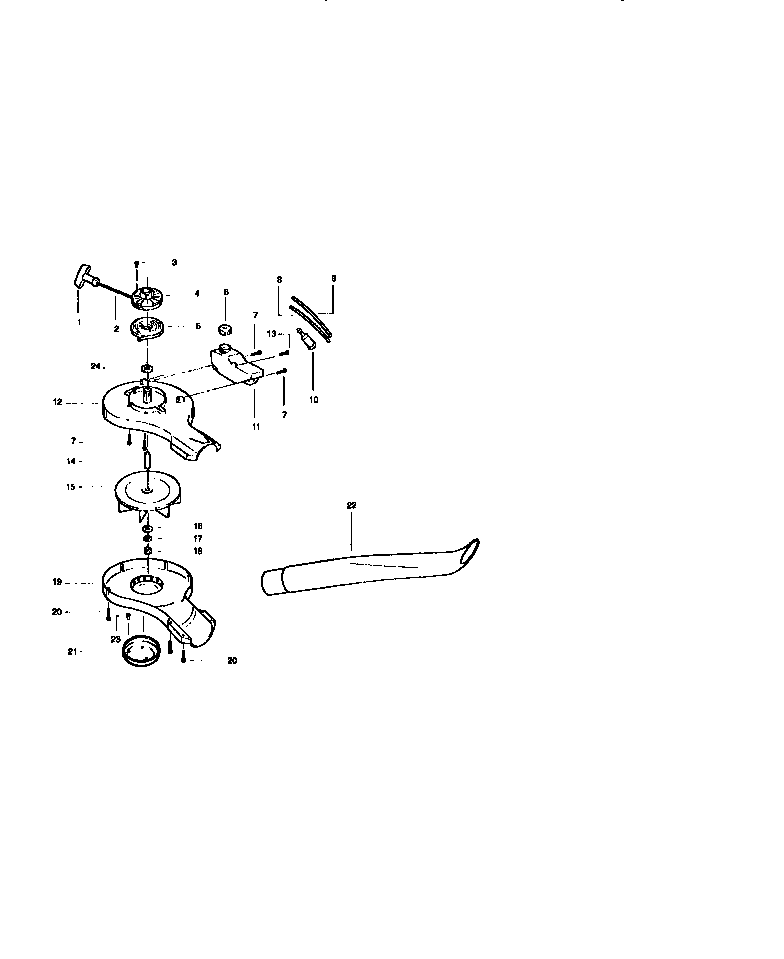 Craftsman 358797200 rewind starter diagram