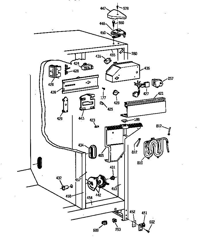 GE TFX22ARBAWW fresh food section diagram