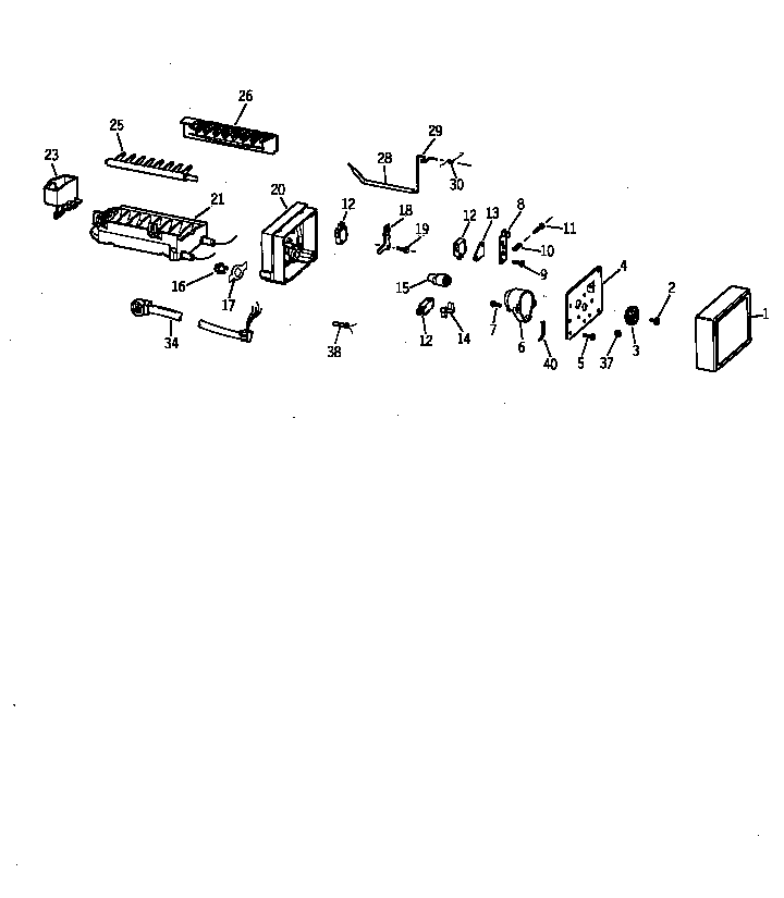 GE TBX18JIBARWW icemaker wr30x0327 diagram
